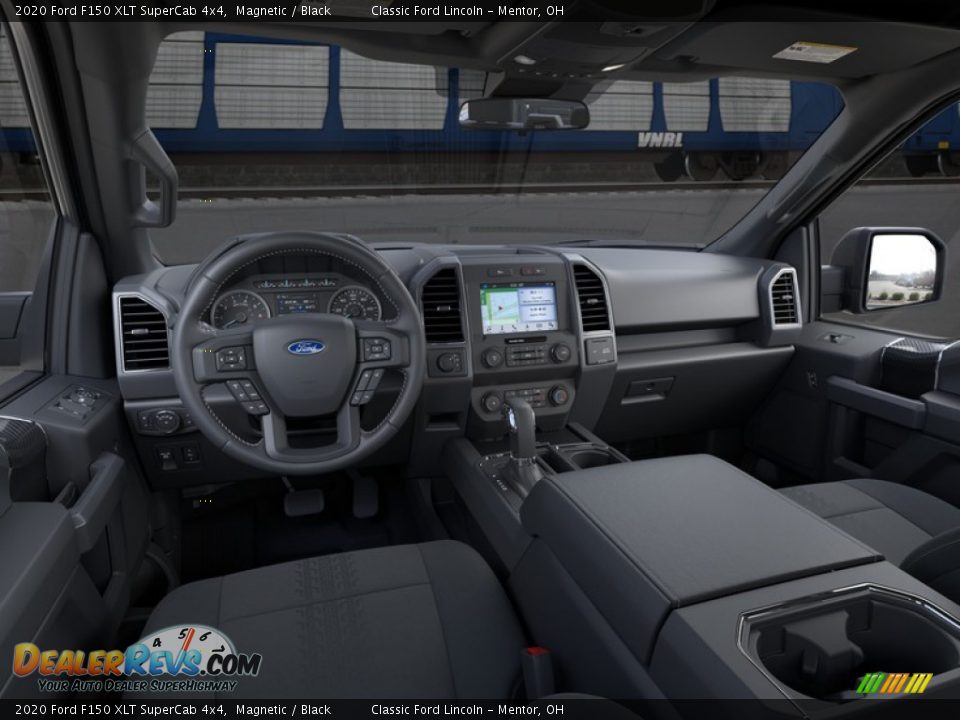 2020 Ford F150 XLT SuperCab 4x4 Magnetic / Black Photo #9