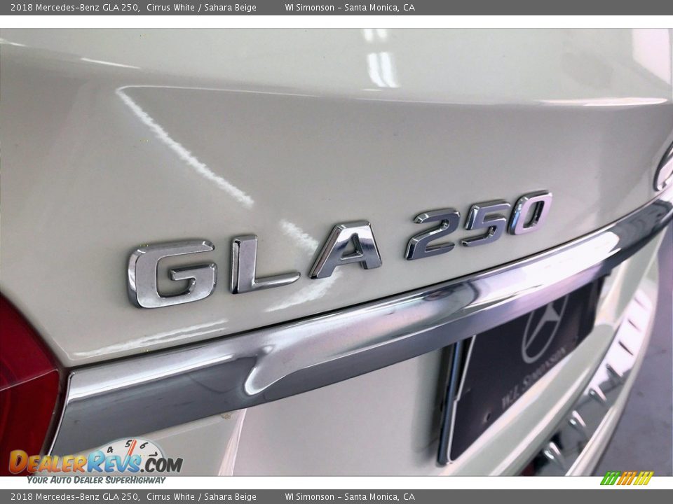 2018 Mercedes-Benz GLA 250 Cirrus White / Sahara Beige Photo #27