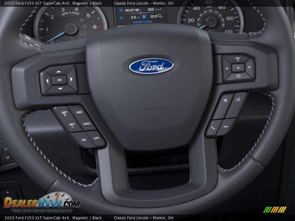 2020 Ford F150 XLT SuperCab 4x4 Magnetic / Black Photo #12