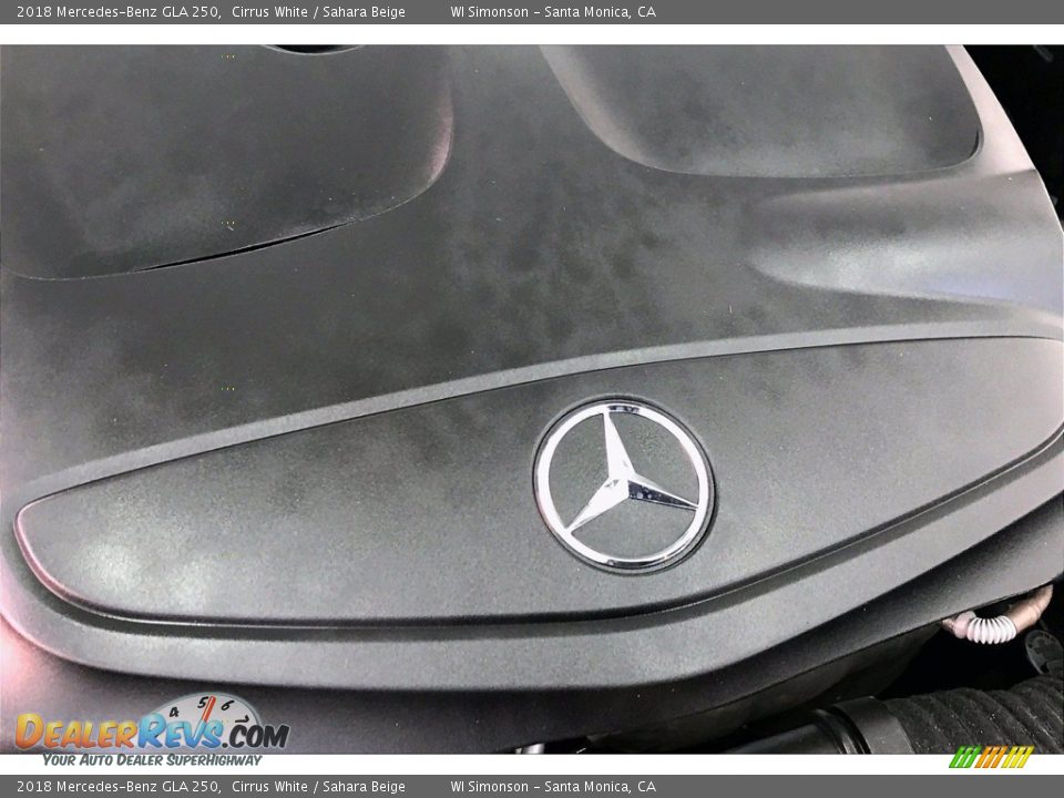 2018 Mercedes-Benz GLA 250 Cirrus White / Sahara Beige Photo #31