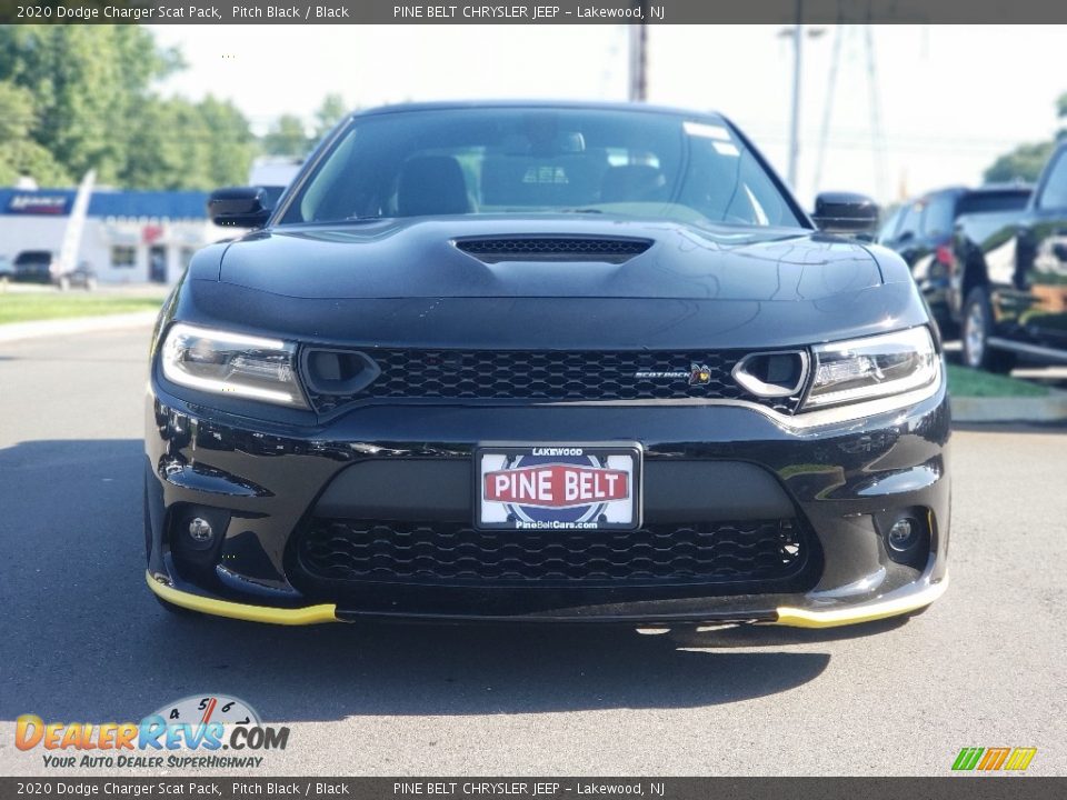 2020 Dodge Charger Scat Pack Pitch Black / Black Photo #3