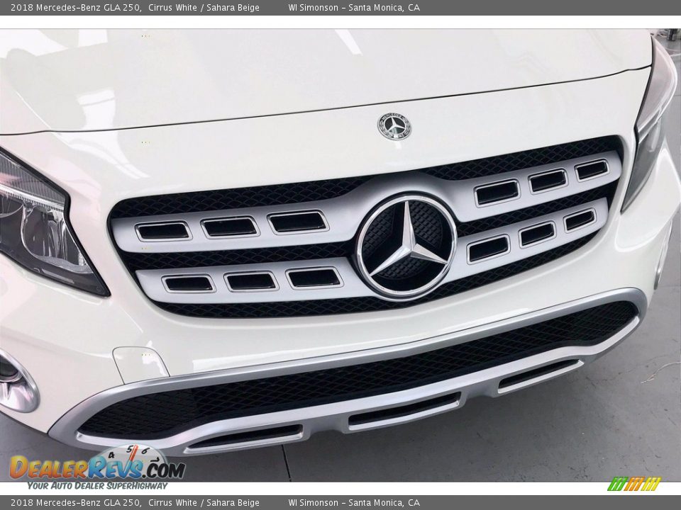 2018 Mercedes-Benz GLA 250 Cirrus White / Sahara Beige Photo #33