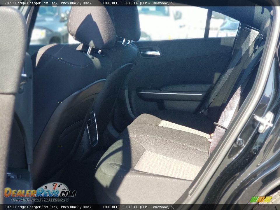 2020 Dodge Charger Scat Pack Pitch Black / Black Photo #9