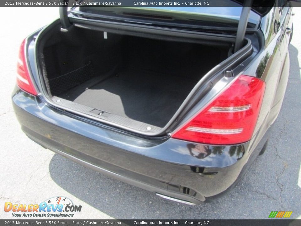 2013 Mercedes-Benz S 550 Sedan Black / Cashmere/Savanna Photo #20