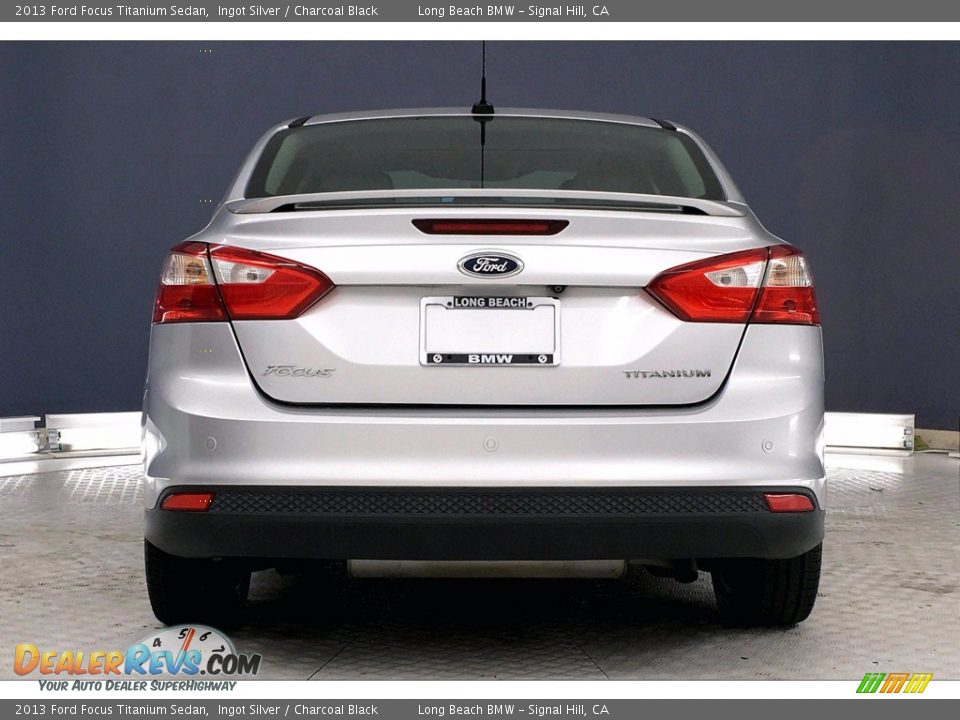 2013 Ford Focus Titanium Sedan Ingot Silver / Charcoal Black Photo #3