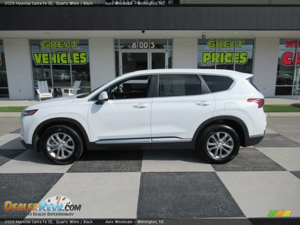 2020 Hyundai Santa Fe SE Quartz White / Black Photo #1