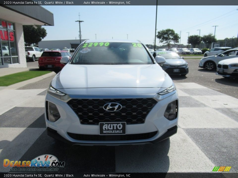 2020 Hyundai Santa Fe SE Quartz White / Black Photo #2