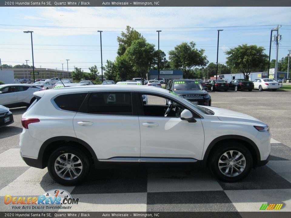 2020 Hyundai Santa Fe SE Quartz White / Black Photo #3