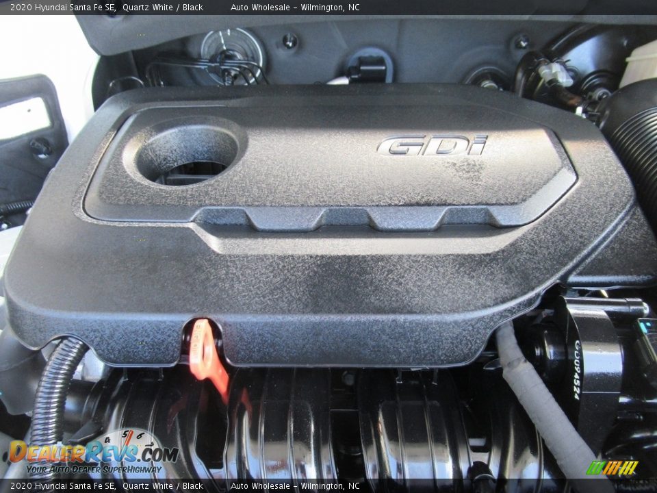 2020 Hyundai Santa Fe SE Quartz White / Black Photo #6