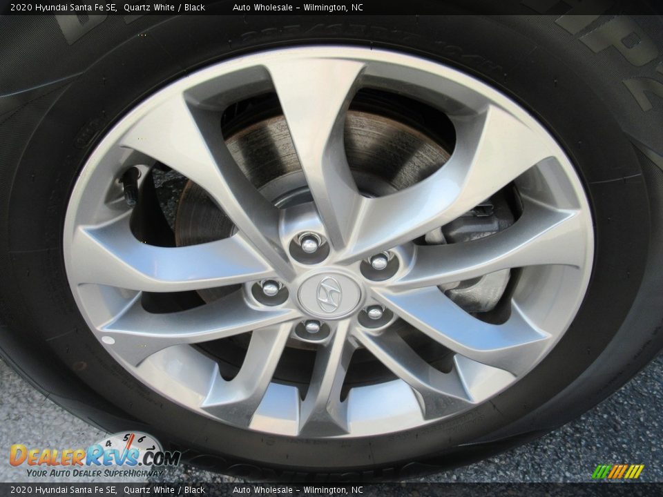 2020 Hyundai Santa Fe SE Quartz White / Black Photo #7