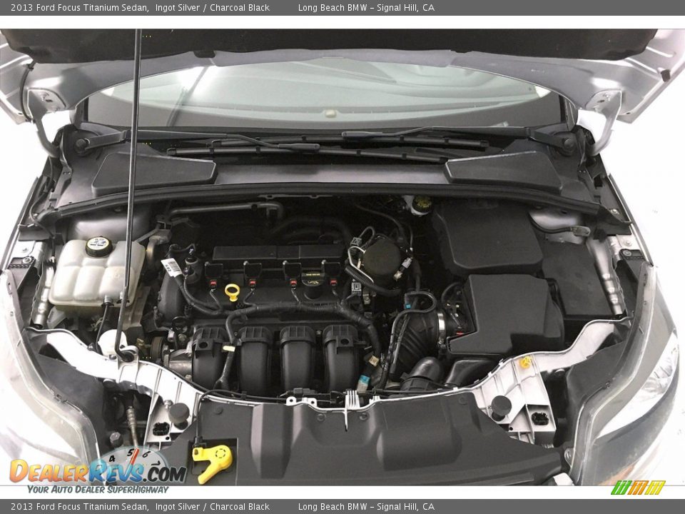 2013 Ford Focus Titanium Sedan Ingot Silver / Charcoal Black Photo #9