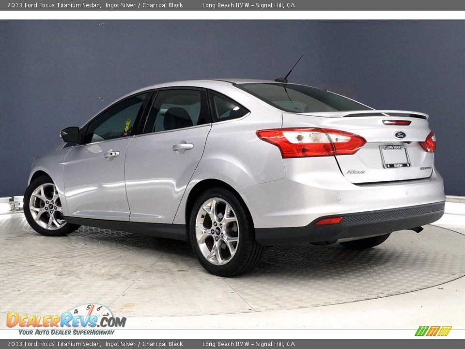 2013 Ford Focus Titanium Sedan Ingot Silver / Charcoal Black Photo #10