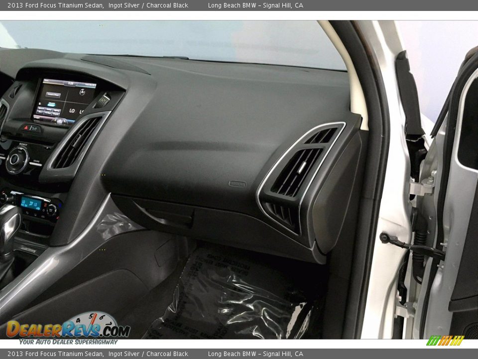 2013 Ford Focus Titanium Sedan Ingot Silver / Charcoal Black Photo #22