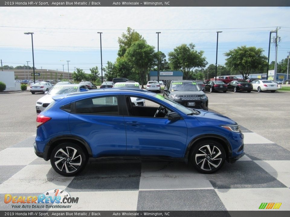 2019 Honda HR-V Sport Aegean Blue Metallic / Black Photo #3