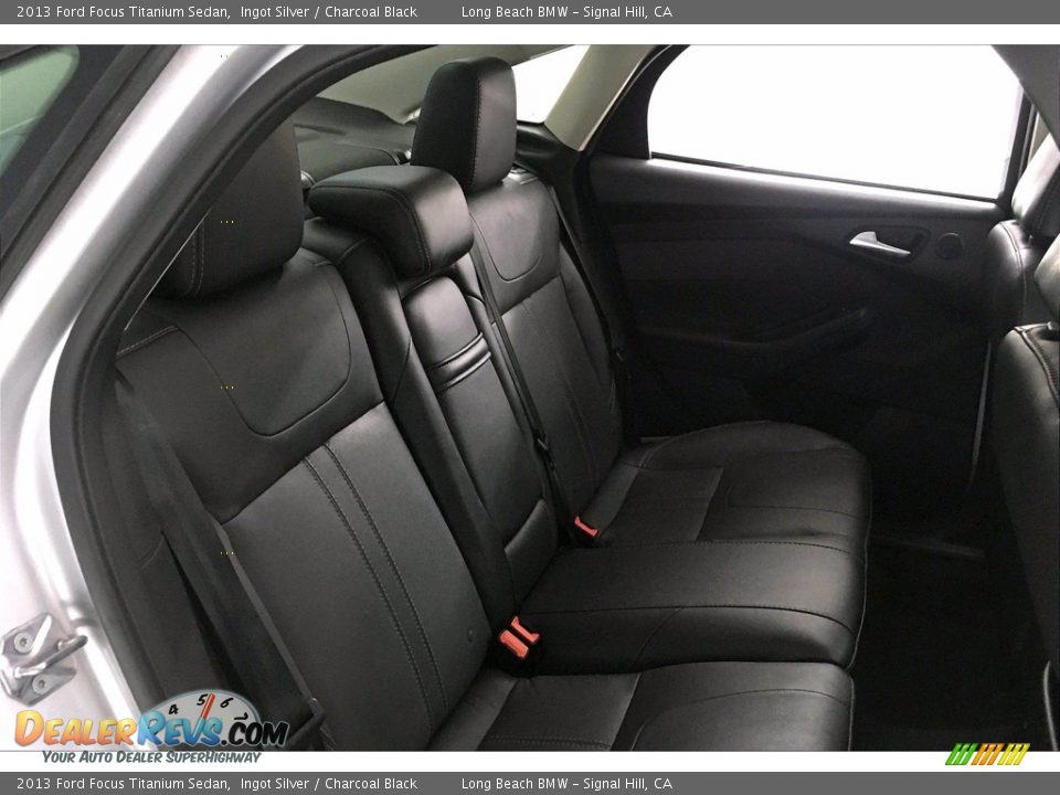 2013 Ford Focus Titanium Sedan Ingot Silver / Charcoal Black Photo #29