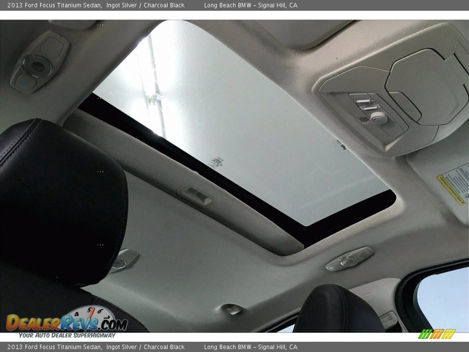 2013 Ford Focus Titanium Sedan Ingot Silver / Charcoal Black Photo #31