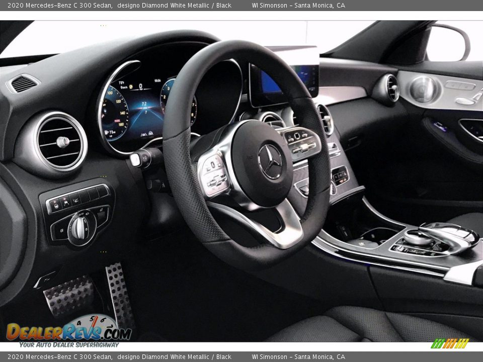 2020 Mercedes-Benz C 300 Sedan designo Diamond White Metallic / Black Photo #4
