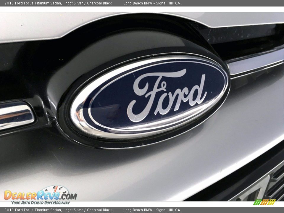 2013 Ford Focus Titanium Sedan Ingot Silver / Charcoal Black Photo #33