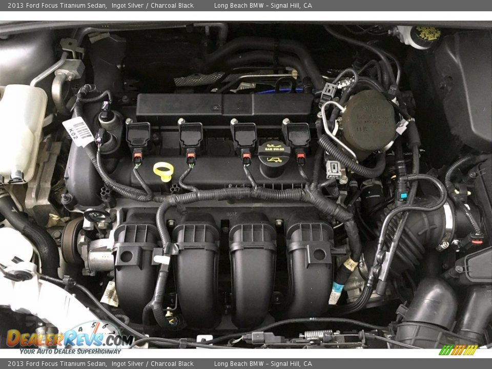 2013 Ford Focus Titanium Sedan Ingot Silver / Charcoal Black Photo #35