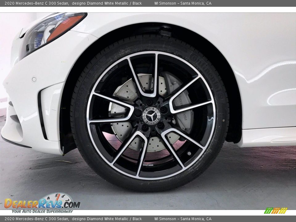 2020 Mercedes-Benz C 300 Sedan designo Diamond White Metallic / Black Photo #9