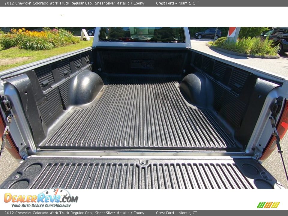 2012 Chevrolet Colorado Work Truck Regular Cab Sheer Silver Metallic / Ebony Photo #17