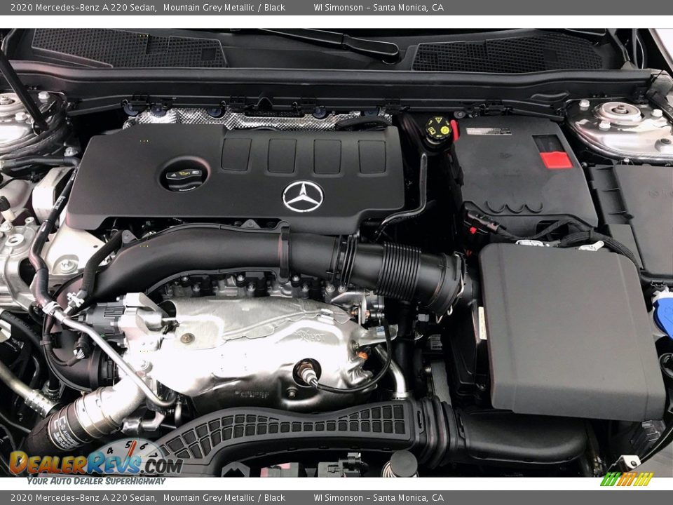 2020 Mercedes-Benz A 220 Sedan Mountain Grey Metallic / Black Photo #8