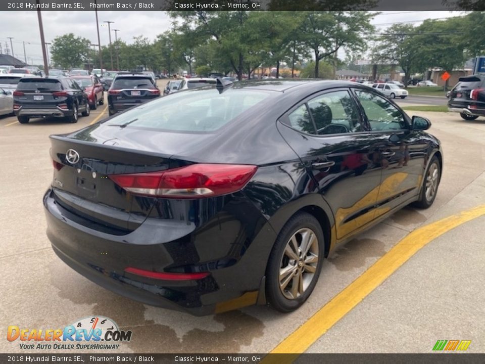 2018 Hyundai Elantra SEL Phantom Black / Black Photo #2