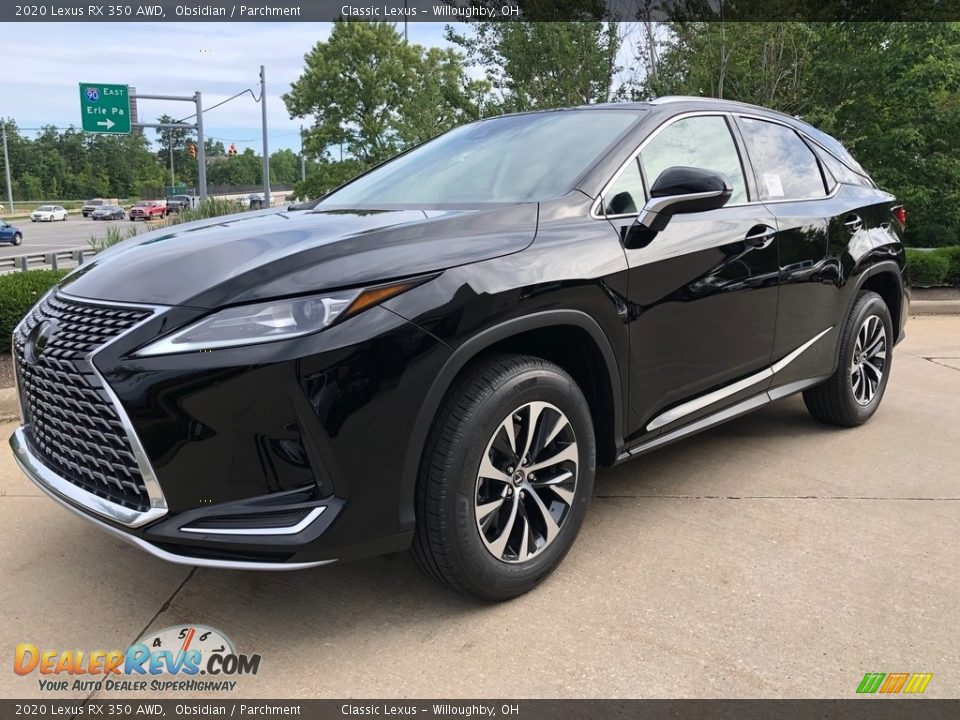 2020 Lexus RX 350 AWD Obsidian / Parchment Photo #1