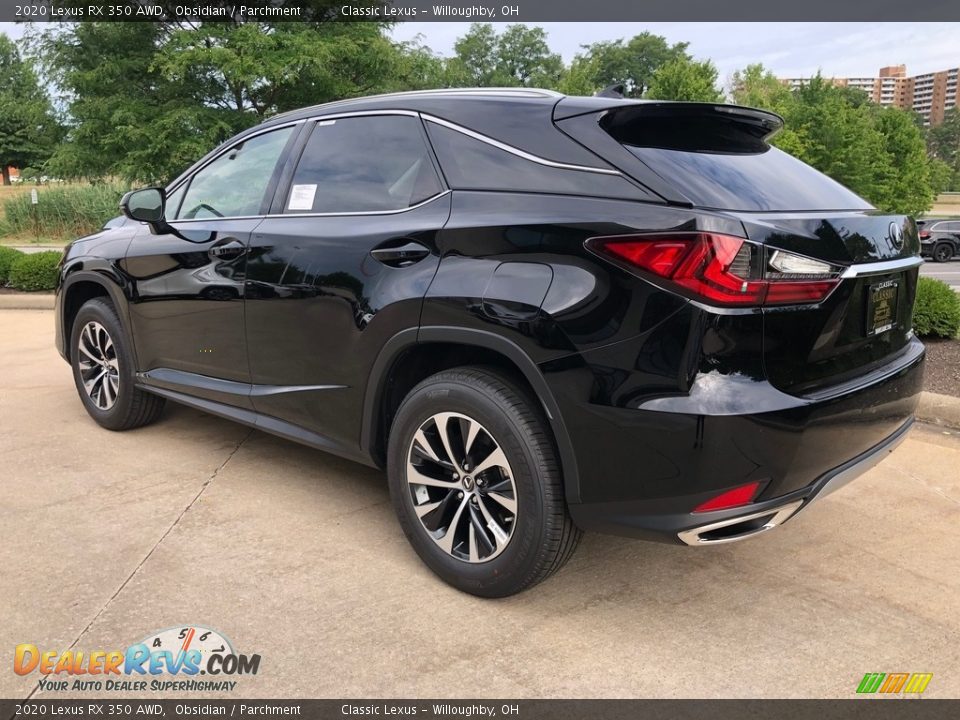 2020 Lexus RX 350 AWD Obsidian / Parchment Photo #4