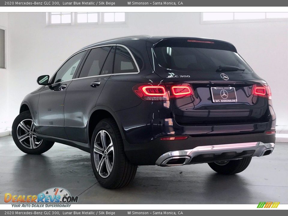 2020 Mercedes-Benz GLC 300 Lunar Blue Metallic / Silk Beige Photo #2