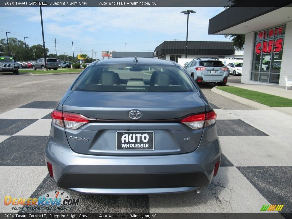 2020 Toyota Corolla LE Blueprint / Light Gray Photo #4