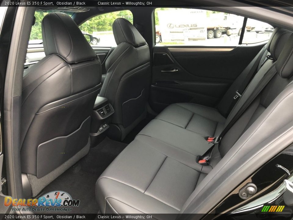 2020 Lexus ES 350 F Sport Obsidian / Black Photo #3