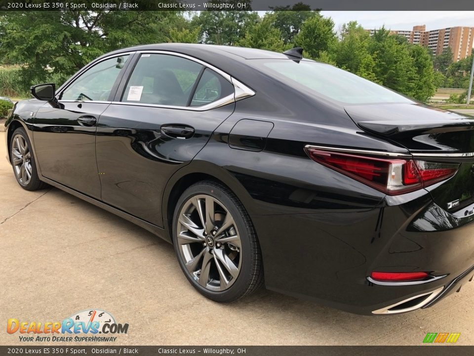 2020 Lexus ES 350 F Sport Obsidian / Black Photo #4