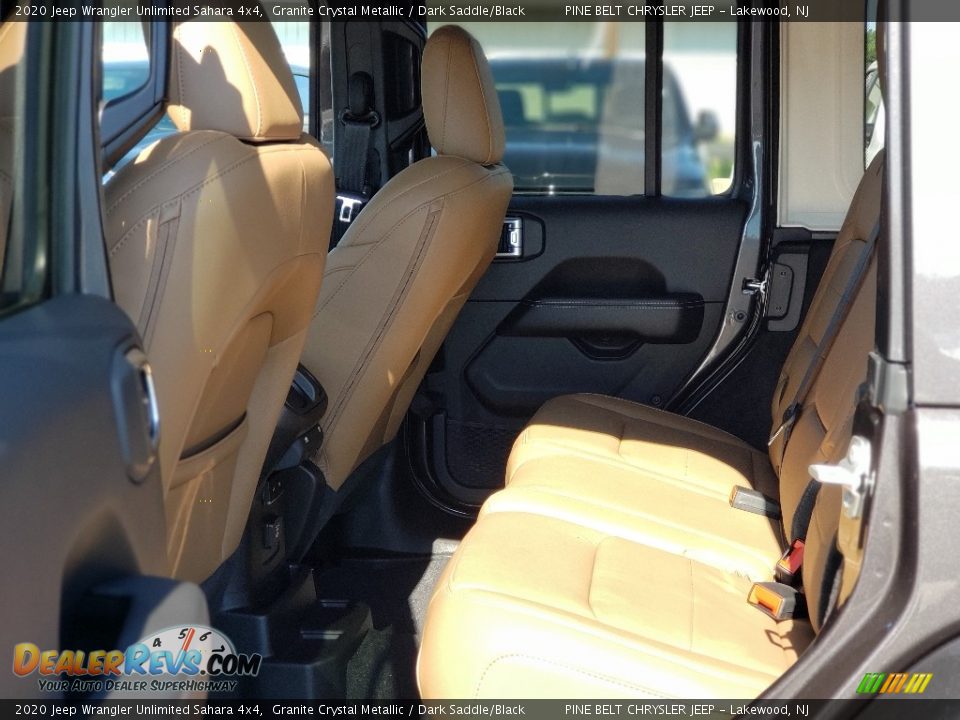 2020 Jeep Wrangler Unlimited Sahara 4x4 Granite Crystal Metallic / Dark Saddle/Black Photo #9