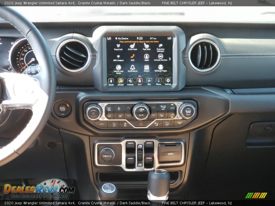 2020 Jeep Wrangler Unlimited Sahara 4x4 Granite Crystal Metallic / Dark Saddle/Black Photo #10