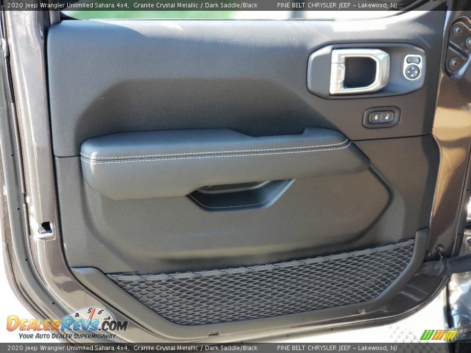 2020 Jeep Wrangler Unlimited Sahara 4x4 Granite Crystal Metallic / Dark Saddle/Black Photo #11