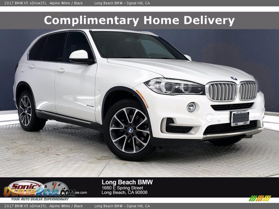 2017 BMW X5 xDrive35i Alpine White / Black Photo #1