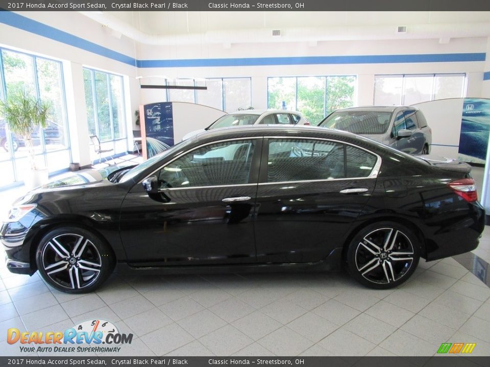 2017 Honda Accord Sport Sedan Crystal Black Pearl / Black Photo #2