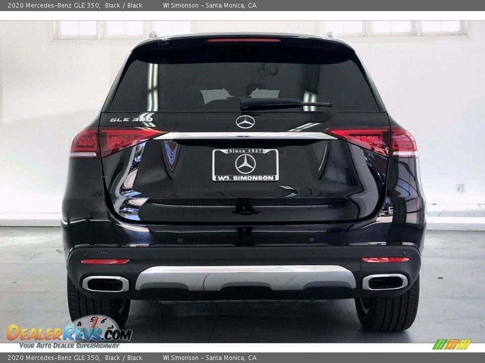 2020 Mercedes-Benz GLE 350 Black / Black Photo #3