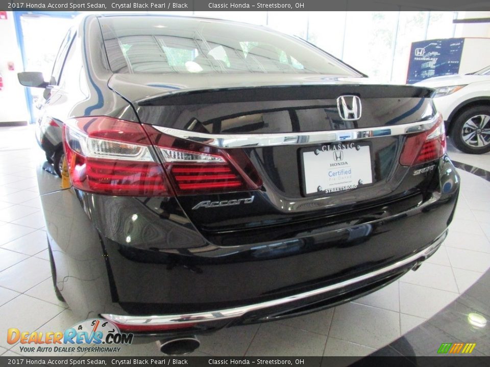 2017 Honda Accord Sport Sedan Crystal Black Pearl / Black Photo #9