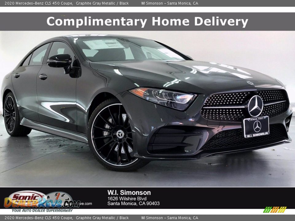 2020 Mercedes-Benz CLS 450 Coupe Graphite Gray Metallic / Black Photo #1