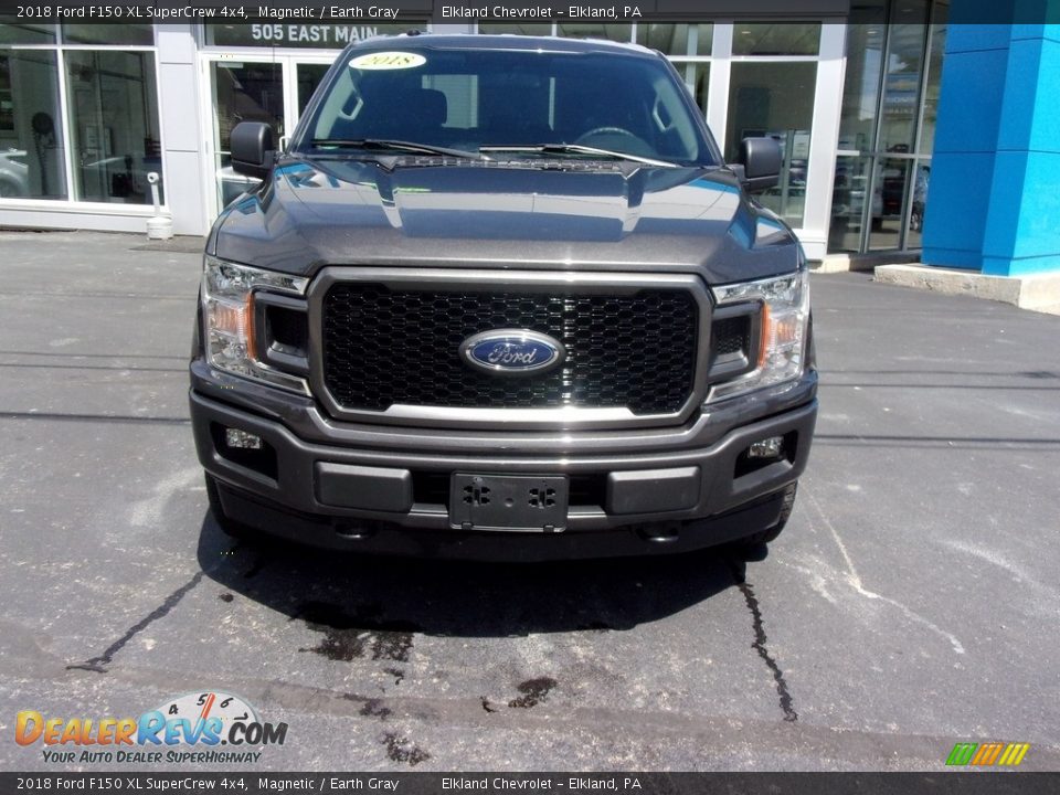 2018 Ford F150 XL SuperCrew 4x4 Magnetic / Earth Gray Photo #2