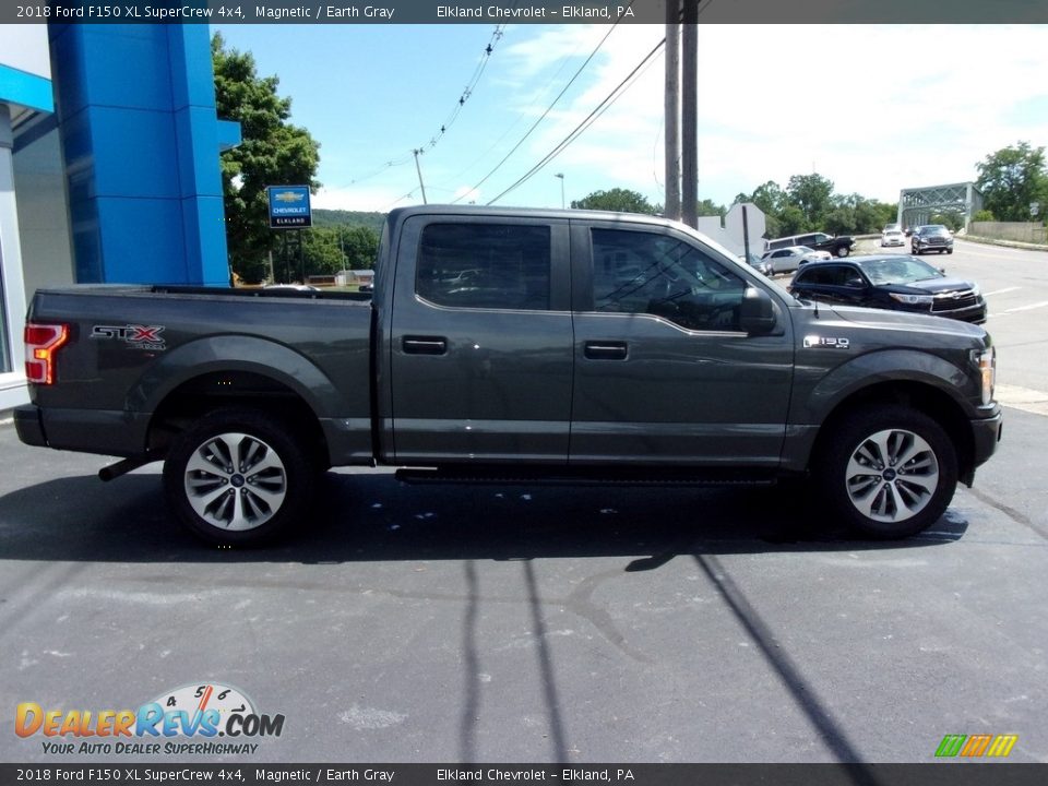 2018 Ford F150 XL SuperCrew 4x4 Magnetic / Earth Gray Photo #4