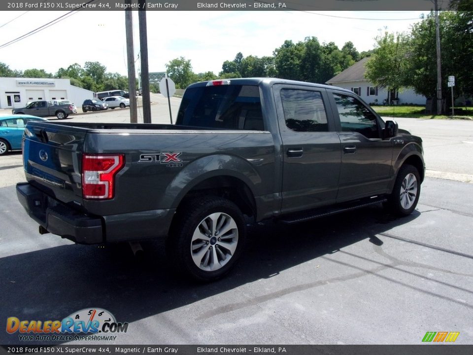 2018 Ford F150 XL SuperCrew 4x4 Magnetic / Earth Gray Photo #5