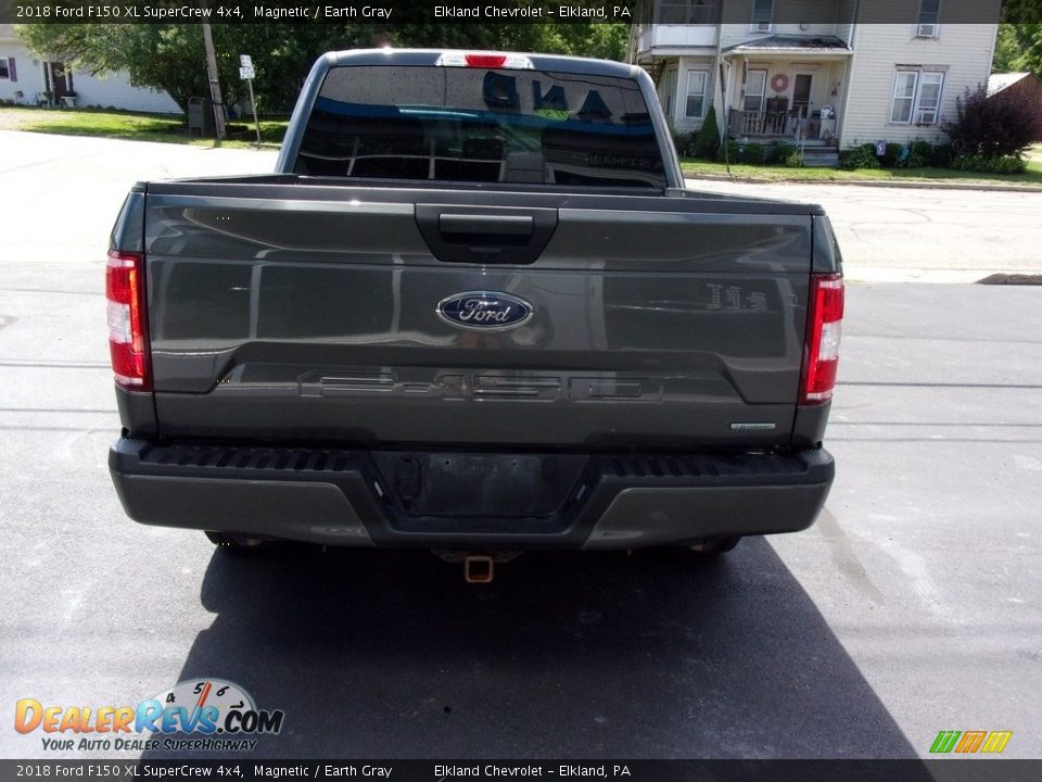 2018 Ford F150 XL SuperCrew 4x4 Magnetic / Earth Gray Photo #6