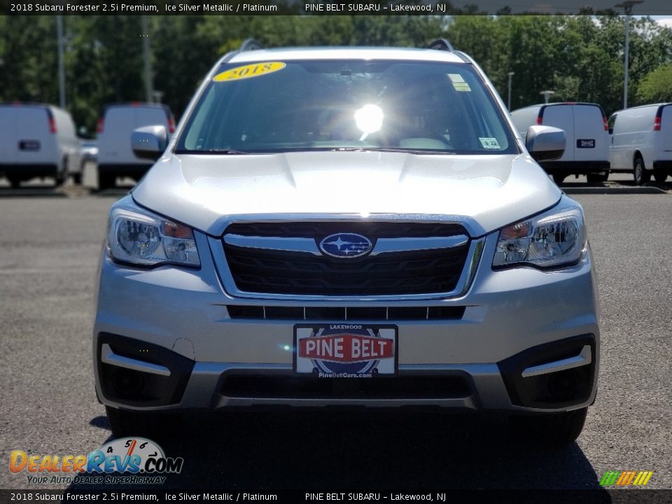 2018 Subaru Forester 2.5i Premium Ice Silver Metallic / Platinum Photo #16