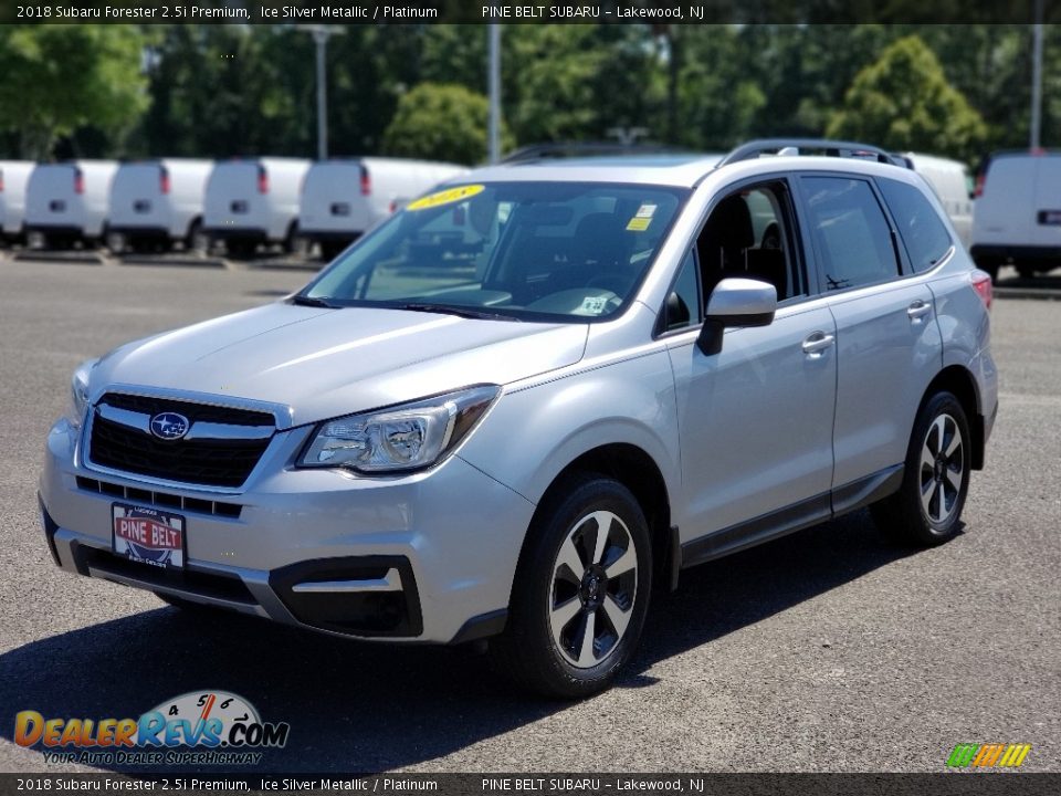 2018 Subaru Forester 2.5i Premium Ice Silver Metallic / Platinum Photo #18