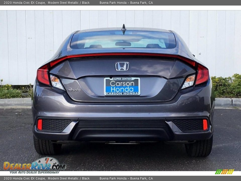 2020 Honda Civic EX Coupe Modern Steel Metallic / Black Photo #5
