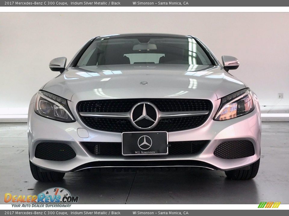 2017 Mercedes-Benz C 300 Coupe Iridium Silver Metallic / Black Photo #2