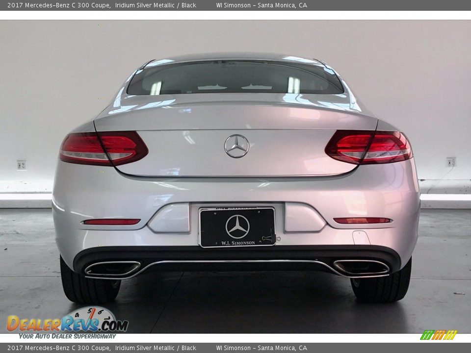 2017 Mercedes-Benz C 300 Coupe Iridium Silver Metallic / Black Photo #3